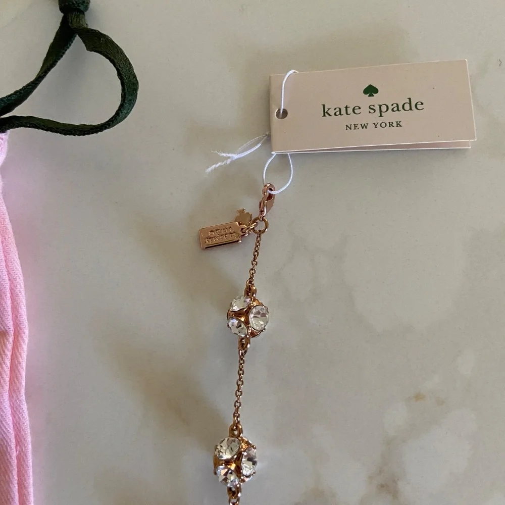 New Kate Spade Rose Gold Lady Marmalade Bracelet With jewelry bag - Picture 3 of 6